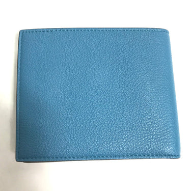 GUCCI Folded wallet 658681 leather blue logo Wallet